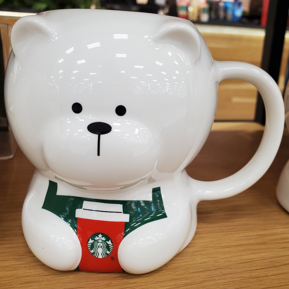 Starbucks Barista Bear Mug 12 Oz